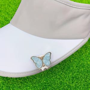 TEMU 나비 크리에이티브 골프 볼 마커 - 자석 모자 클립 - 그린에서 볼 위치를 쉽게 사용할 수 있는 골프 액세서리, 골프 애호가를 위한 완벽한 선물