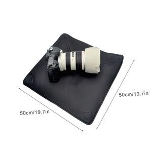 TEMU 두꺼운 나일론 디지털 SLR 카메라 커버, 긁힘 방지 접이식 렌즈 보호대, 유연한 여행 액세서리