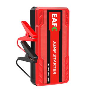 TEMU LED 라이트가 있는 휴대용 자동차 점프 스타터 배터리 파워뱅크, 12V 가솔린 차량 최대 3.0L 구동 지원, 긴급 부스터 업그레이드|보조배터리