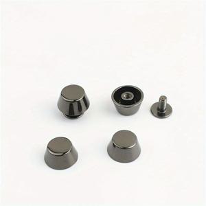 TEMU 20Pcs 전체 구리 양동이 못, 버섯 양동이 리벳, 가죽 공예에 대 한 금속 나사 다시 DIY 8mm