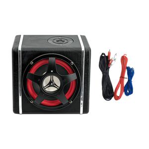 TEMU 최대 400W 자동차 액티브 트라페조이드 서브우퍼, RMS. 35W 내장형 트위터, USB/TF 카드 삽입 지원, 12V/24V 전압, 6인치 고음질 오디오 프로세서, 최대 베이스 T6-35W 달성 가능, 배터리 없음