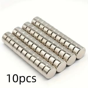 TEMU 5/10개 20x10mm 자석 - 냉장고, 백보드, 사무실 장식 및 액세서리용 내구성 있는 금속 원형 자석 - 스티커 노트, 노트북, 펜 및 더 많은 것에 이상적, 백보드 자석, 냉장고 자석, 기능성 디자인, 품질의 구조