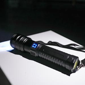 TEMU 강력한 흰색 레이저 빛을 갖춘 초강력하고 오래 지속되는 LED 손전등, 장거리 사격, 다기능 TYPE-C 충전, 이중 조명 모드, 다기능 기능을 갖춘 고탄성 LED 손전등|후레쉬
