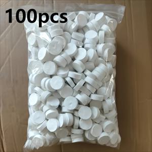 TEMU 100개입 휴대용 압축 일회용 타월 - 두꺼운 BPA 프리 & 무향 베이지색 여행용 타월, 가정/체육관/캠핑 필수품, 위생적 개별 포장, 피부 친화성 소재, 간편 사용 패키지