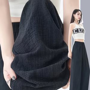 TEMU 여성용 하이웨이스트 타이다이 와이드 레그 팬츠, 탄성 허리밴드 및 측면 포켓 - 봄 여름 가을용 통기성 루즈핏, 캐주얼 및 스타일리시 드로스트링 디자인, 하이웨이스트 팬츠, 편안한 신발