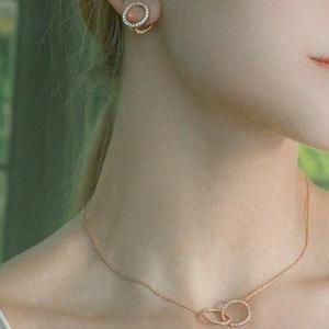 14k G.F 폴링 SET 귀걸이+목걸이 SET0440