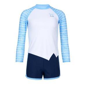 레노마수영복 HC04 *폴리백증정*여아언밸런스리본레쉬가드세트 / GS2F922(BU)