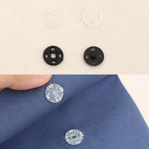 [소잉데일리]]플라스틱 똑딱 스냅 단추 10mm 속 여밈