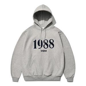 [기모] 1988 Appliquer Hoodie Gray