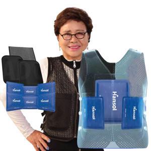 한솔 아이스 쿨조끼 냉감 얼음 쿨링 냉방 여름망사