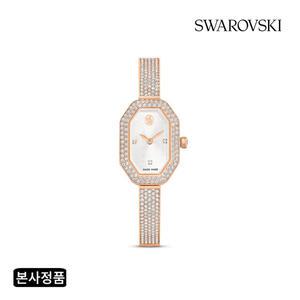 [스와로브스키/본사정품] Dextera Bangle 로즈골드 메탈 시계 5672992