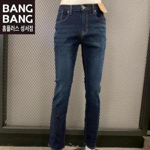 [뱅뱅] HC04 봄 남성 인밴드 기본일자 스판 청바지  사방스판  진한색 데님 팬츠 N (S13079261)