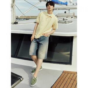탑텐 남성 COOL 버뮤다 데님 쇼츠MSF2DH1903