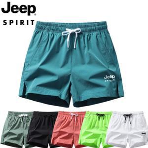 JEEP 지프 남자 반바지 여름 냉장고 빅사이즈 스판 고무줄 바지