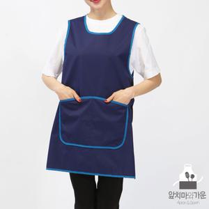 생활방수 앞치마 얇은 여름용 원피스형 식당 WAV02