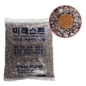 어항용 조경용 칼라스톤 바닥재 색자갈 펄브라운 1kg