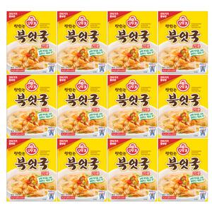 오뚜기 맛있는 즉석 북엇국 34g 12개