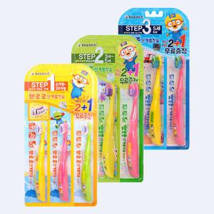 뽀로로 단계별 유아칫솔 3P 1,2,3단계