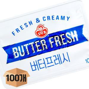 분이네 오뚜기 일회용 버터후레쉬 10g (100개) 낱개 포션 버터프레시