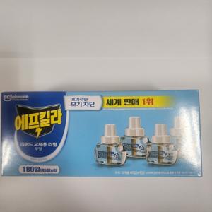 에프킬라 리퀴드 모기향 무향 리필 45일 4개