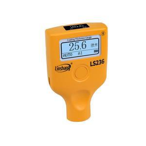 휴대용 자동차 페인트 테스터 코팅 두께 게이지, LS236, 3 색 LCD 듀얼 스크린, 아연 도금 철 알루미늄 식
