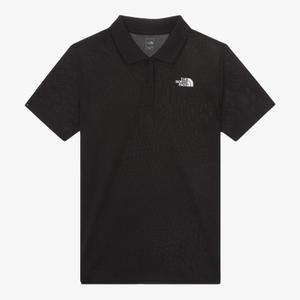 노스페이스 여성 기능성 반팔 카라티 25SS 여성 쿨맥스 프라임 반팔 폴로 NT7PR34A BLK