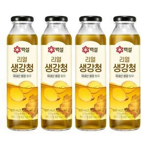 [CJ제일제당][CJ]백설 리얼생강청 310ml x4개[35010676]