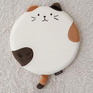 (40x40cm 바둑냥) 방석 냐옹이 극세사 메모리폼방석/쿠션/메모리폼/의자/좌식/학생/사무용/거실/공부/책상