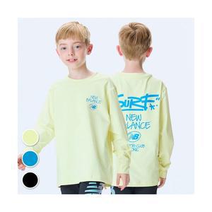 뉴발란스키즈 NEWBALANCEKIDS ESSENTIAL_티셔츠형 아동 래쉬가드 상의 NK9RF2104U 109738