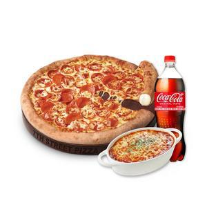 [7번가피자] 페페로니 치즈링(L)+오븐스파게티+콜라1.25L