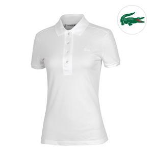 라코스테 여성 슬림핏 피케 폴로 반팔티셔츠 PF5462-001