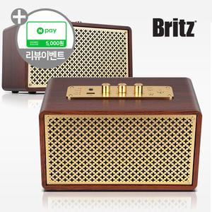 브리츠 BZ-JB5606 엔틱 블루투스 스피커 USB재생 AUX단자 홈 카페 인테리어 오디오