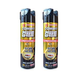 컴배트 맥스 에어졸 500ml 2개 바퀴벌레약 바퀴벌레퇴치