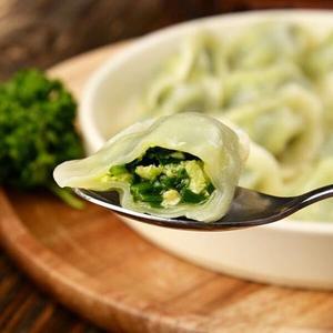 [푸드맛남] 담백한 부추 계란 물만두 완탕 중국식만두 1팩(500g) x 5팩