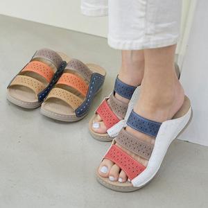 SM-648 웨지 여자 학생 직장 패션 키높이 여성슬리퍼