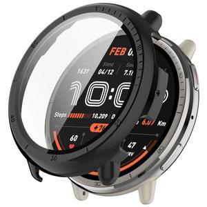 Amazfit Active 2 용 보호 케이스 범퍼 쉘 액세서리 풀 커버리지 강화 유리