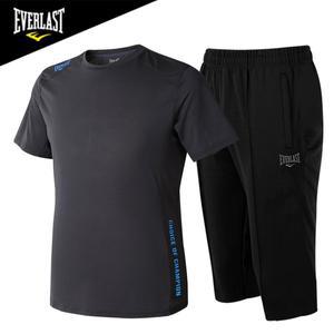 [에버라스트] 반팔티+7부 바지 세트 E-121UDG+E-328PBK