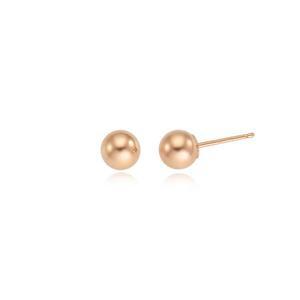 [제이로사]제이로사 14k 핑크 볼 귀걸이(6mm)