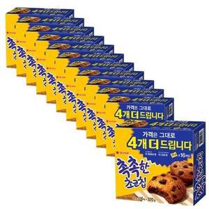 오리온 촉촉한 초코칩, 320g, 12개