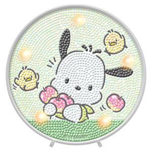 산리오 포차코 비즈 무드등 캐릭터 보석십자수 유아 어린이 보석십자수 DIY 초등 만들기 (포차코) A