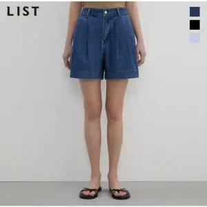 [리스트](대전신세계)투턱 숏 데님 팬츠