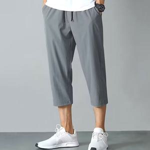 7부바지 회색 쿨 작업 냉감 아이스 반바지(XL-5XL)