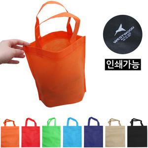 인쇄가능 소형 부직포가방 24x27cm 홍보용 판촉용 단체선물 쇼핑백 보조가방 휴대용 유아동 신발주머니
