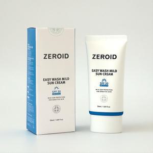 제로이드 이지워시 마일드 선크림 50ml