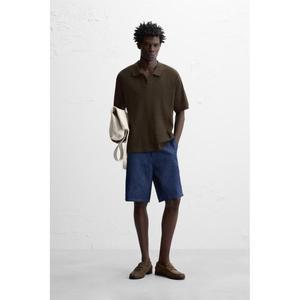 [국내배송]자라 ZARA 골지 스트럭처 폴로셔츠 - 브라운881737