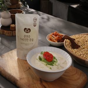 100% 국산 콩국물 180ml 15봉 통째로 갈아만든 콩앤콩 더진한 콩물 콩국 콩국수용