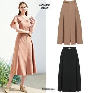 MD A라인 슬릿 롱 스커트  MD MXBAWS4250 B