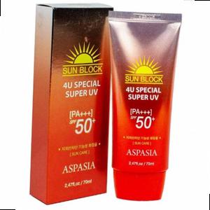 아스파시아 4U 스페셜 수퍼 UV 선크림 SPF50 PA+ 신 선블록 선스틱