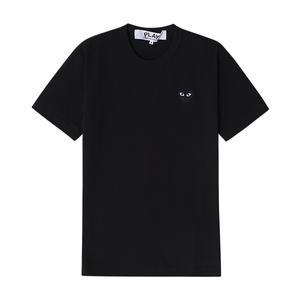 꼼데가르송 블랙 하트 공용 반팔티셔츠 블랙 P1T064 1