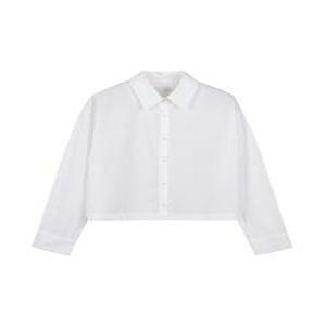 24 S/S 신상 여성 크롭 긴팔 포플린 셔츠 EPE2WC2005